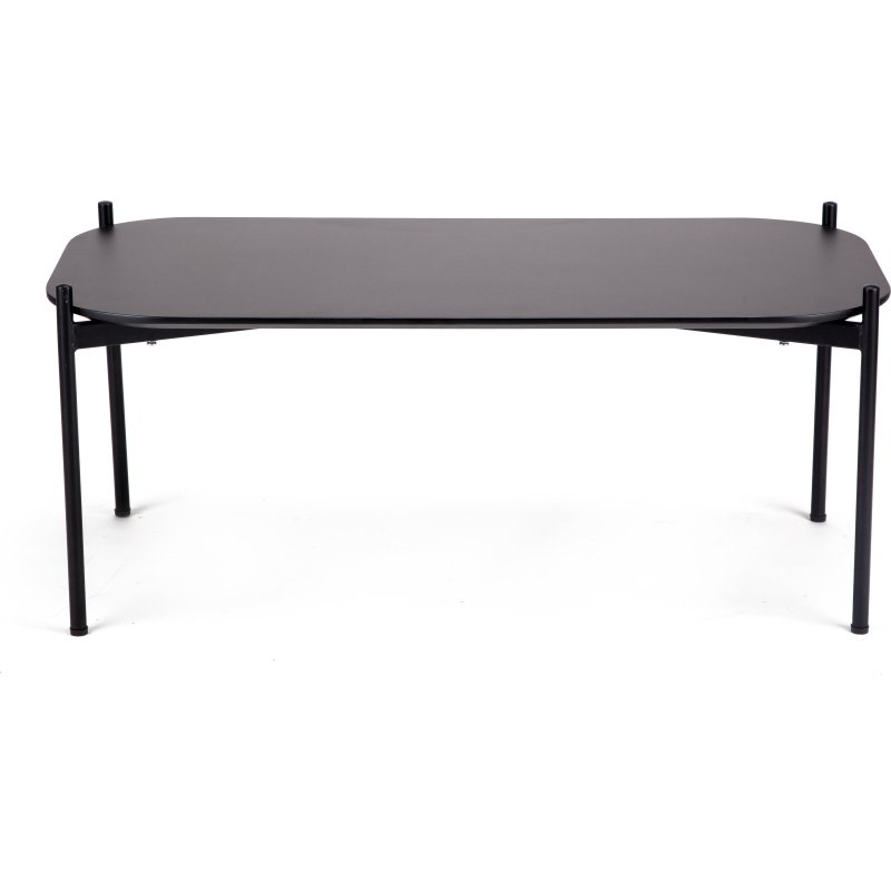Table basse Meet 50 x 100 cm pied noir