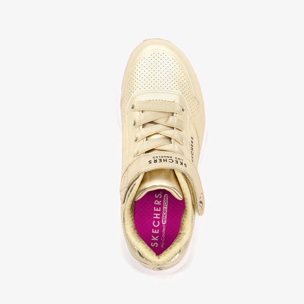 Skechers meisjes sneakers chroom goud