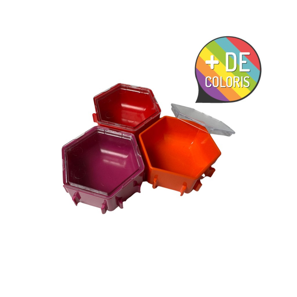 Set de Boîtes Honeycombs Trio