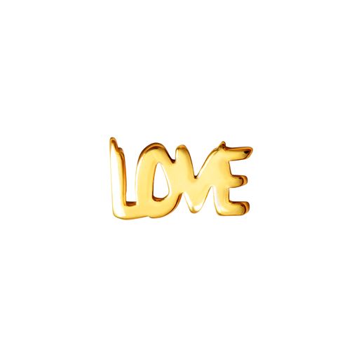 LULU Copenhagen Word Love Ørering, Guld