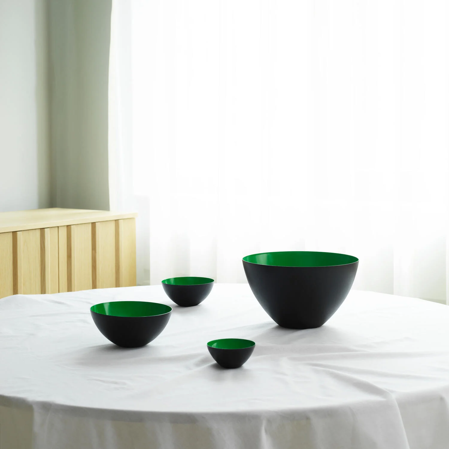 Normann Copenhagen  Krenit skål, grøn - Ø16 cm.