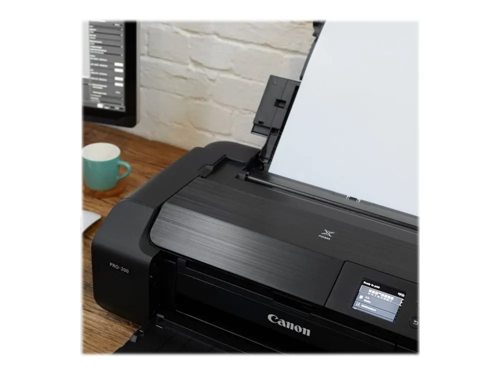 Canon PIXMA PRO-200 - Printer - farve - blækprinter - A3 Plus op til 1.5 min./side (farve) - kapacitet: 100 ark - LAN, Wi-Fi(n), USB 2.0