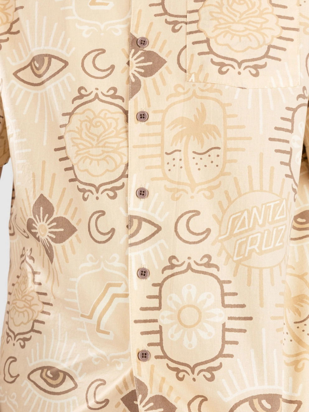 Santa Cruz Patchwork Shirt blond wood