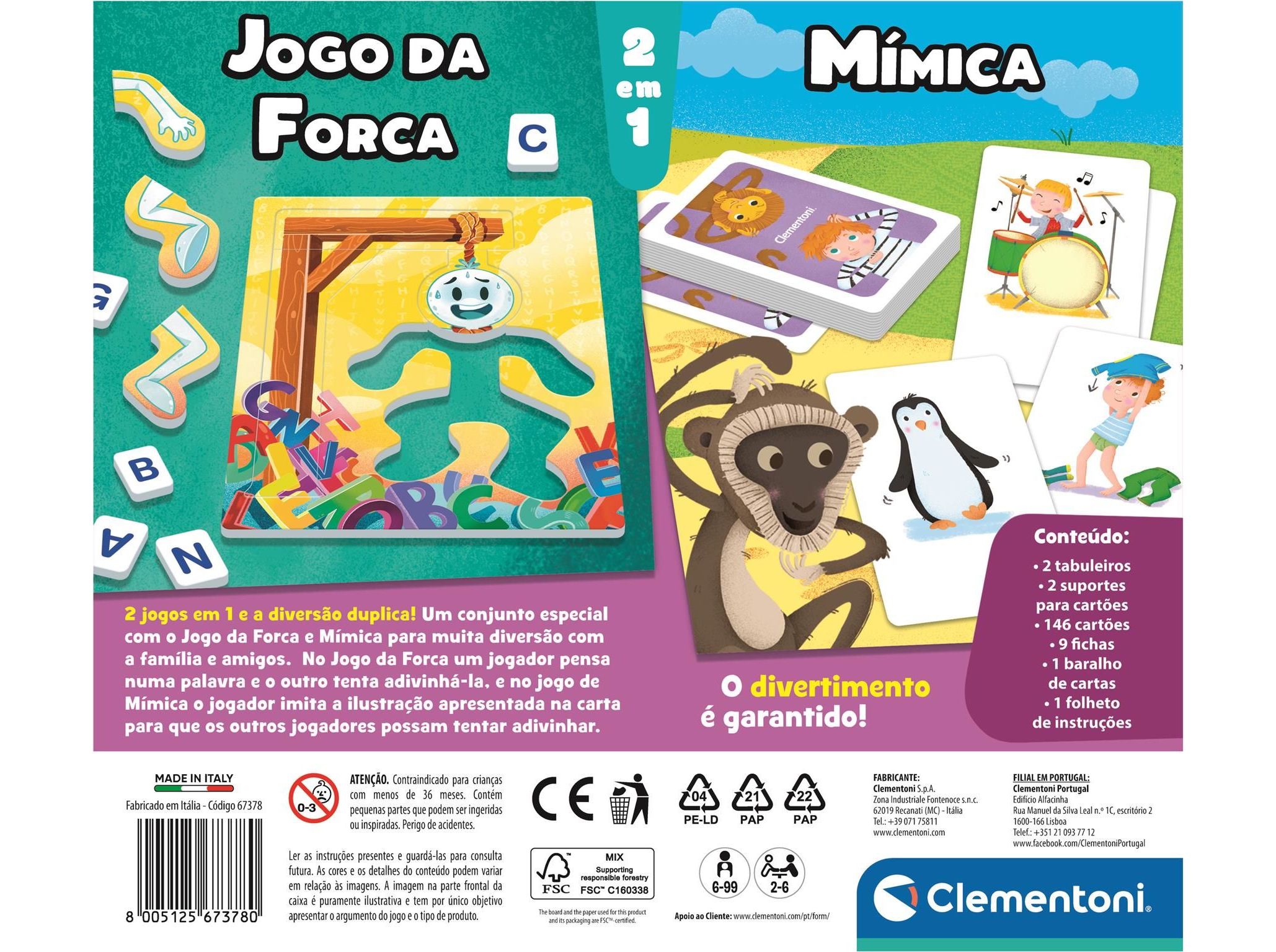 JOGO DA FORCA   MÍMICA CLEMENTONI