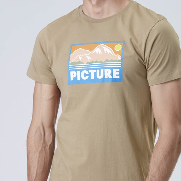 T-shirt PICTURE PAYNE TEE DARK STONE