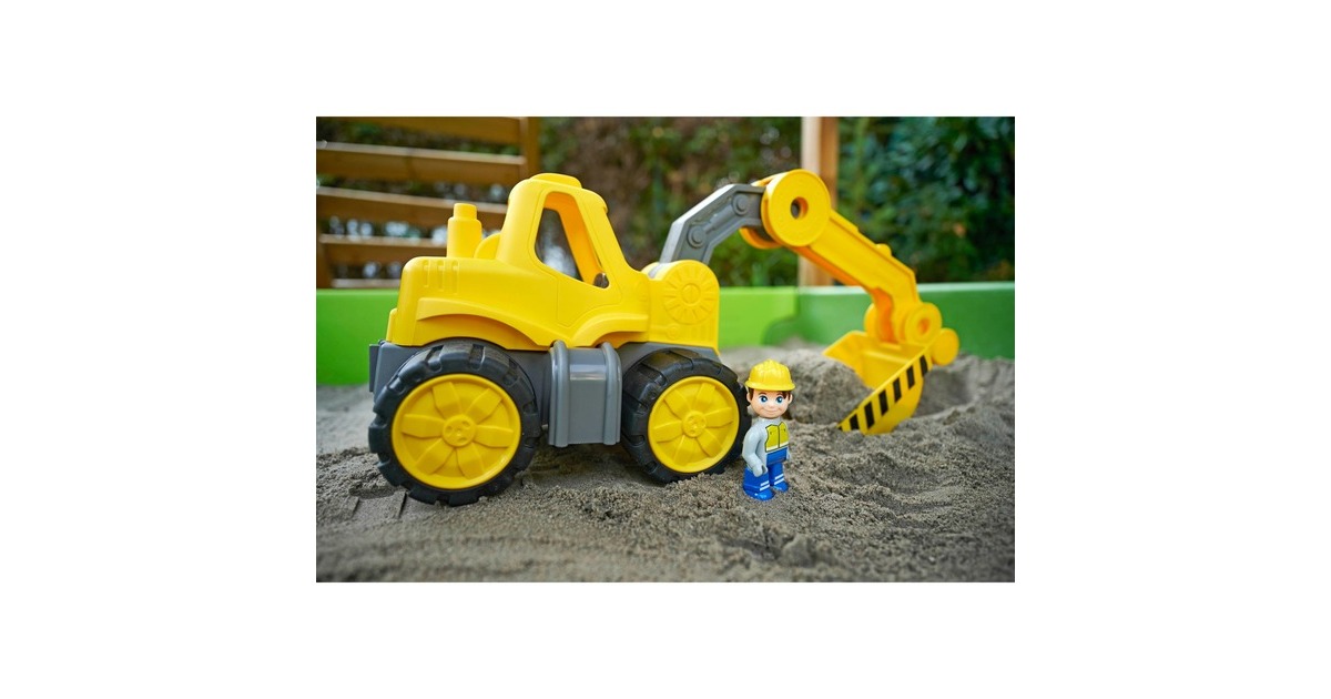 SimbaPower Worker - Graafmachine met figuur Speelgoedvoertuig