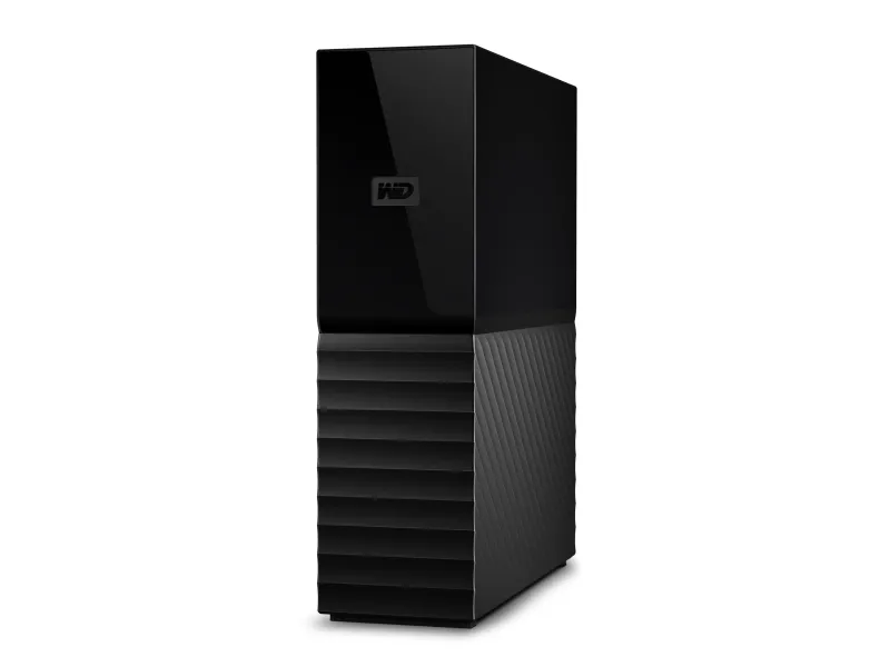WD My Book WDBBGB0080HBK - Harddisk - krypteret - 8 TB - ekstern (stationær) - USB 3.0 - 256-bit AES - sort