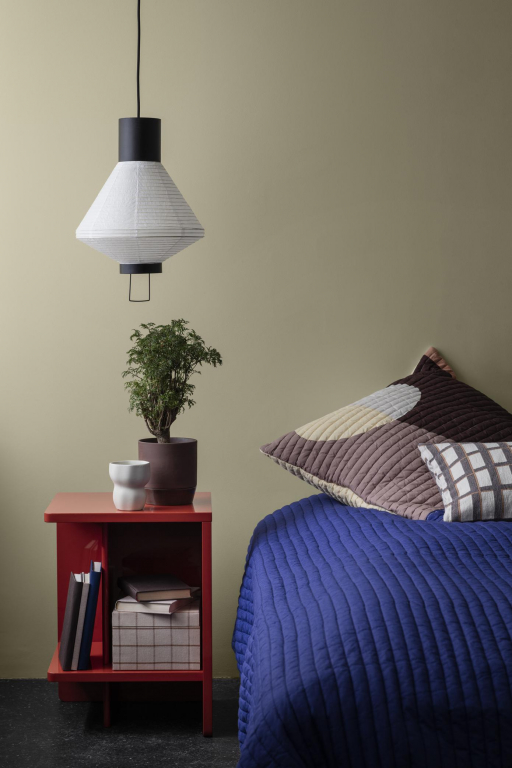 Broste Copenhagen Denise bloempot met schotel Ø21 charcoal grey