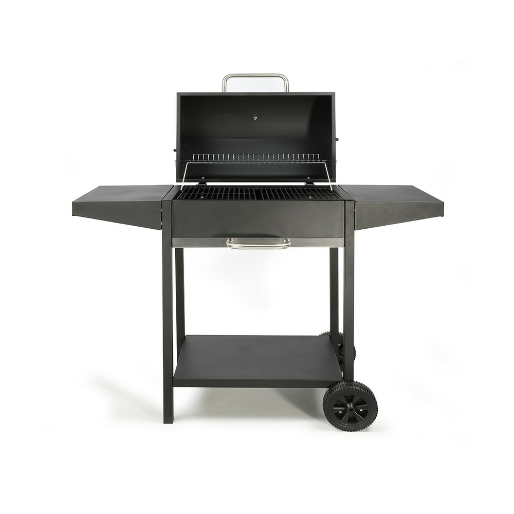 Barbecue à charbon avec desserte