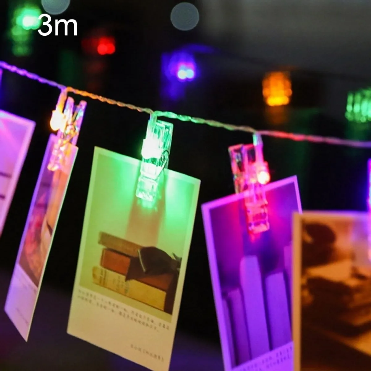 Wewoo Guirlande LED Photo Clip