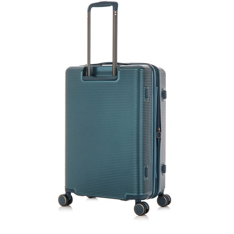 Lot de 2 valises rigides Tori Extensibles 77 et 54 cm Bleu
