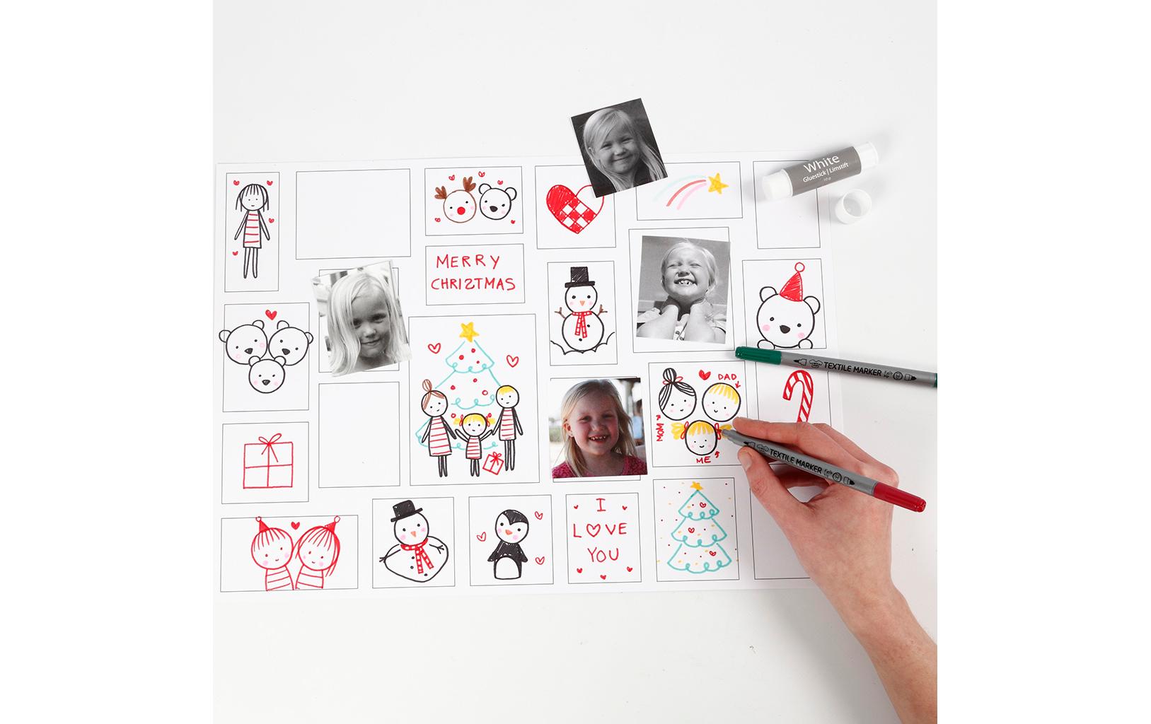 Adventskalender Uni 5 StückAdventskalender zum selber Gestalten mit Fotos, Gutscheinen, Zitaten, etc.