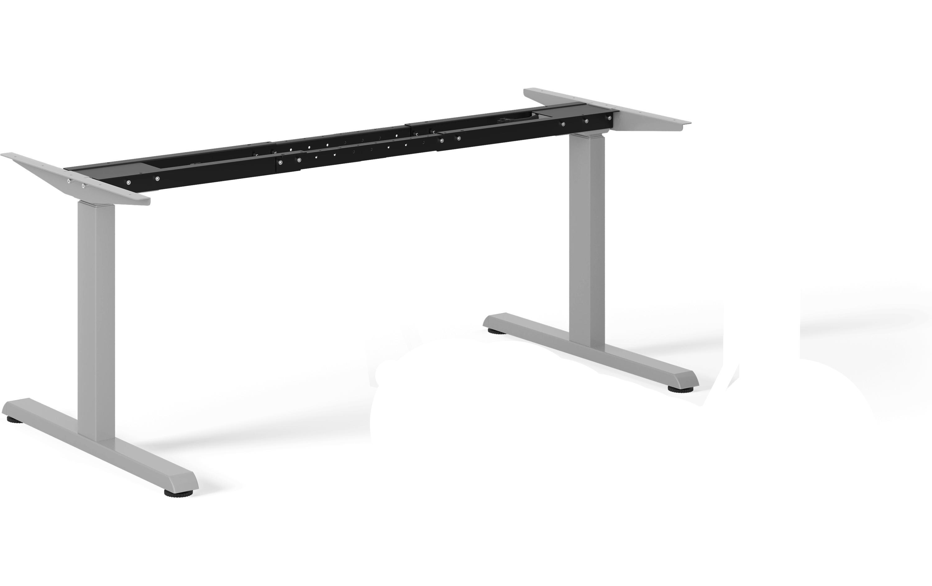 Tischgestell Steelforce Eco 1050 Silber<br>Tischgestell mit Eco-Memory Bedienung mit digitalem Display und drei Positionsspeicherungen