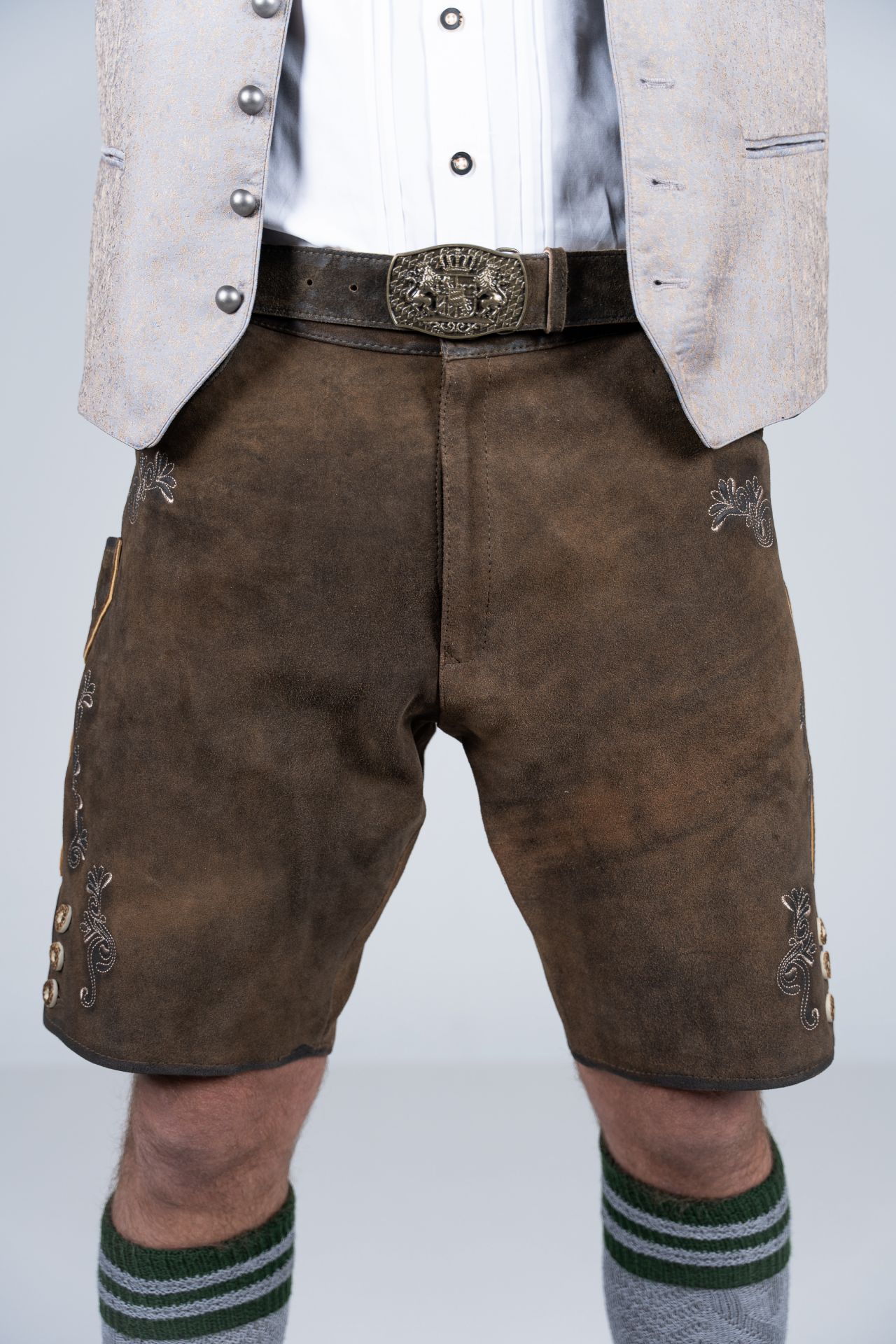 Kurze Wildbock Lederhose Lothar