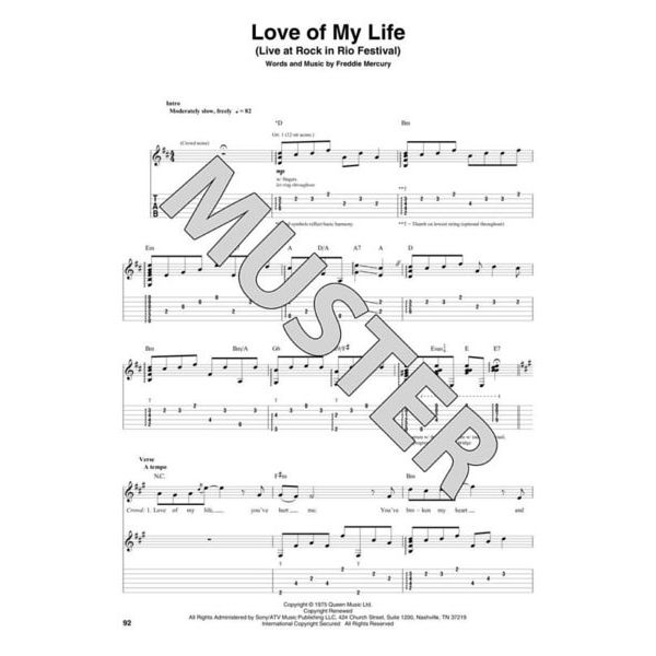 Hal Leonard Bohemian Rhapsody Guitar