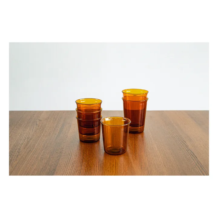 Kinto Verre Cast simple paroi - 250 ml | Ambre
