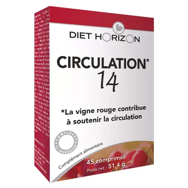 Diet Horizon Circulation 14 45 comprimidos