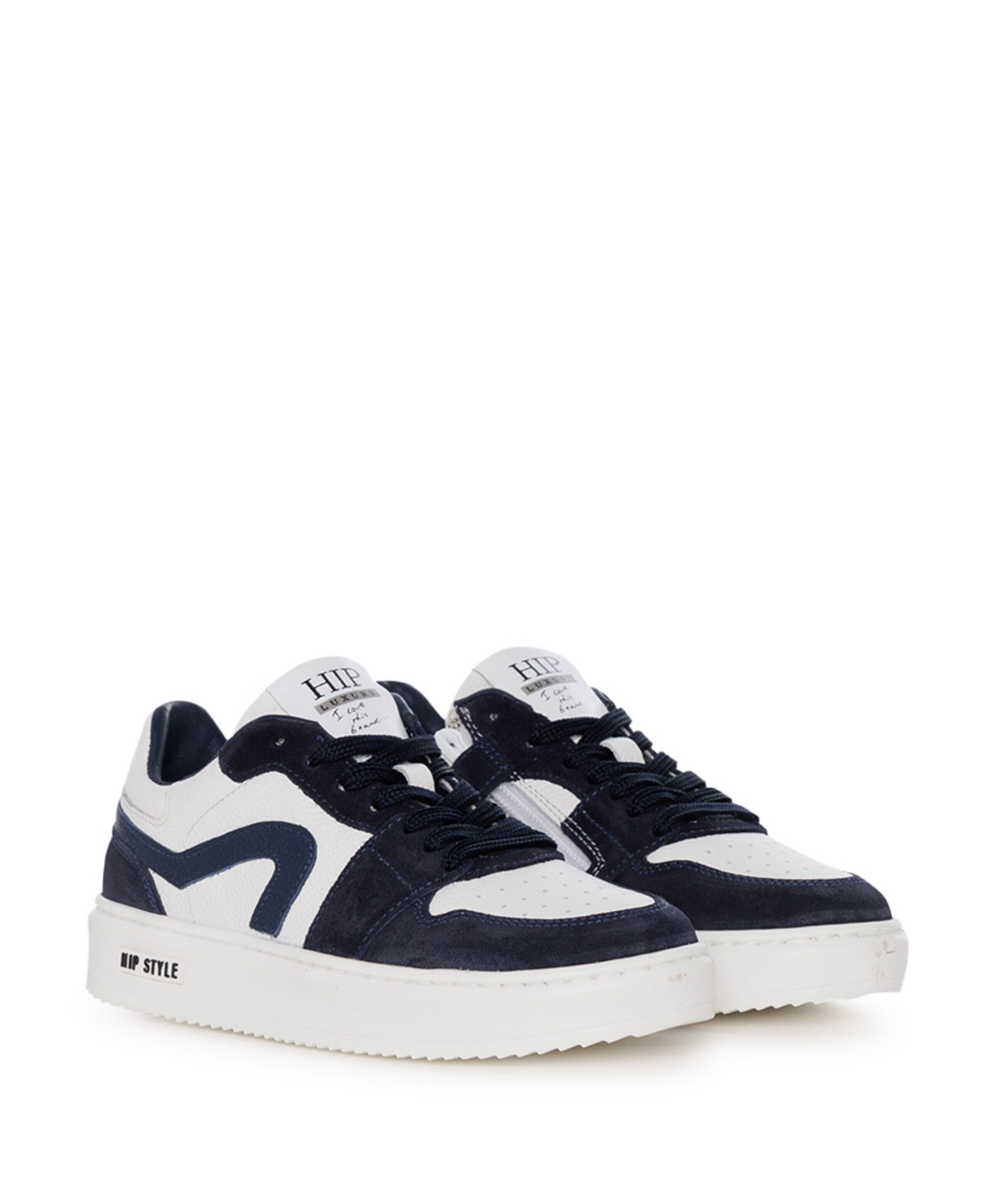 Hip jongens veterschoenen blauw