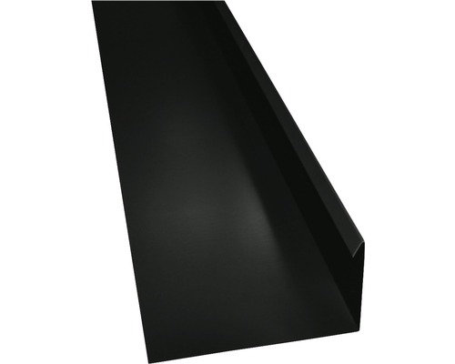 PRECIT hoekprofiel met druiprand, antracietgrijs RAL 7016, 1000 mm x 80 mm x 155 mm