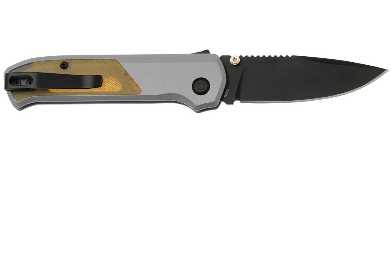 Flytanium Arcade Shark-Lock 1312 Black DLC, Aluminum Gunmetal Ultem Inlays, zakmes