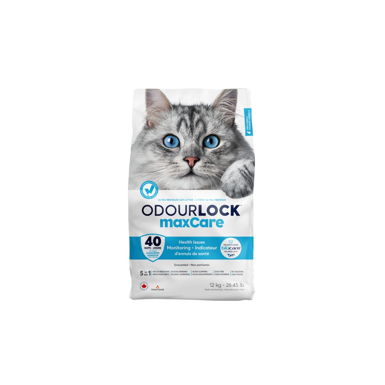 Intersand ODOUR LOCK MaxCare Unscented 12kg