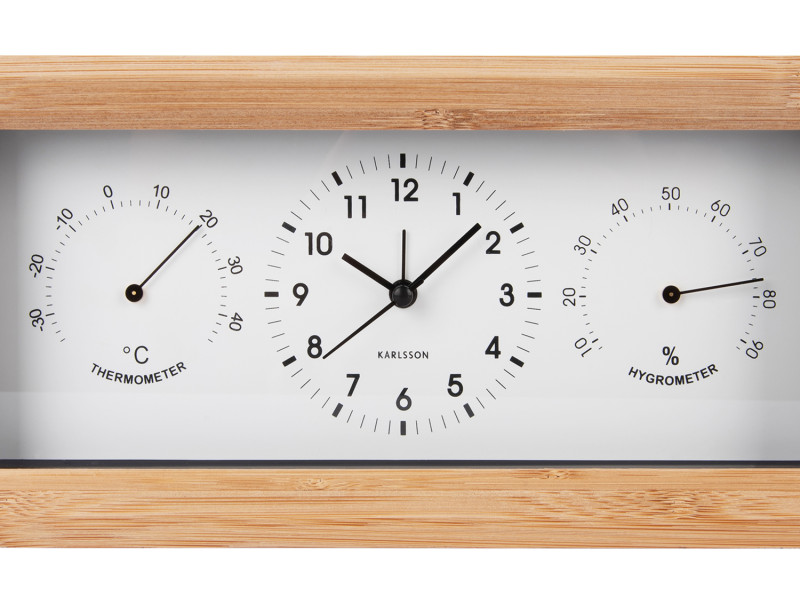 Alarm Clock Neat Rectangle KA5925BK Black