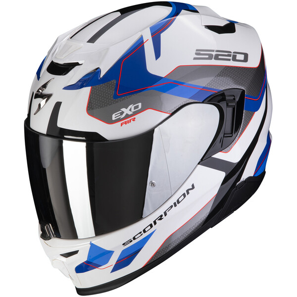 Scorpion - Casque Exo-520 Evo Air Elan Blanc / Bleu