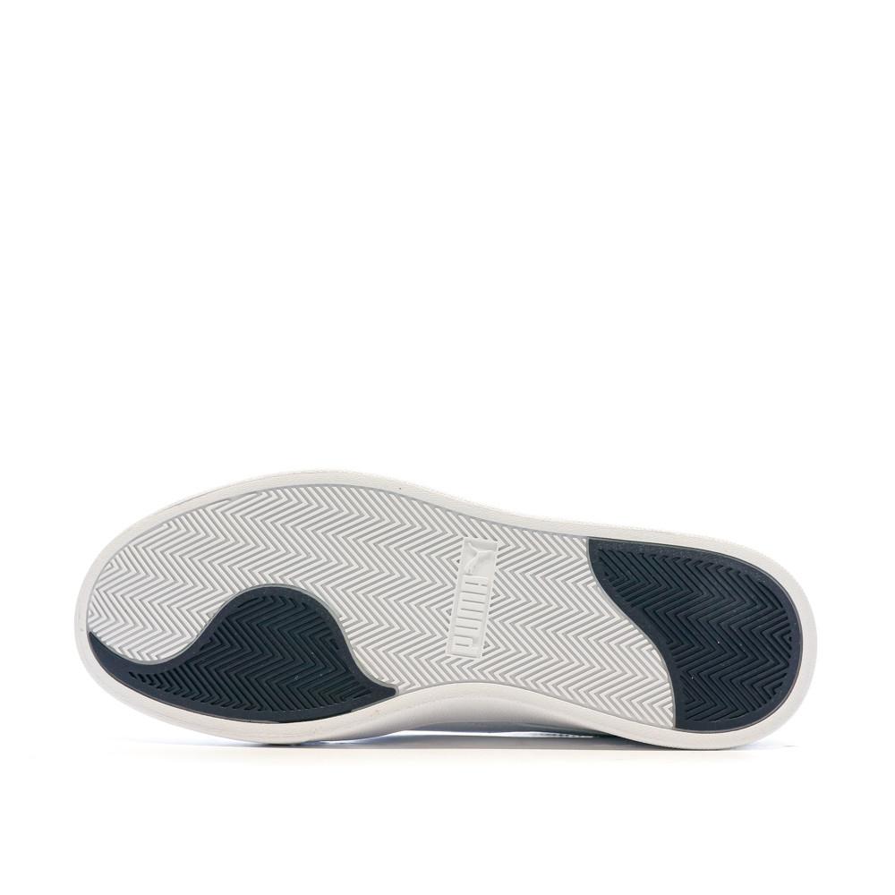 Puma Baskets Blanche/Doré/Bleu Homme Puma Shuffle