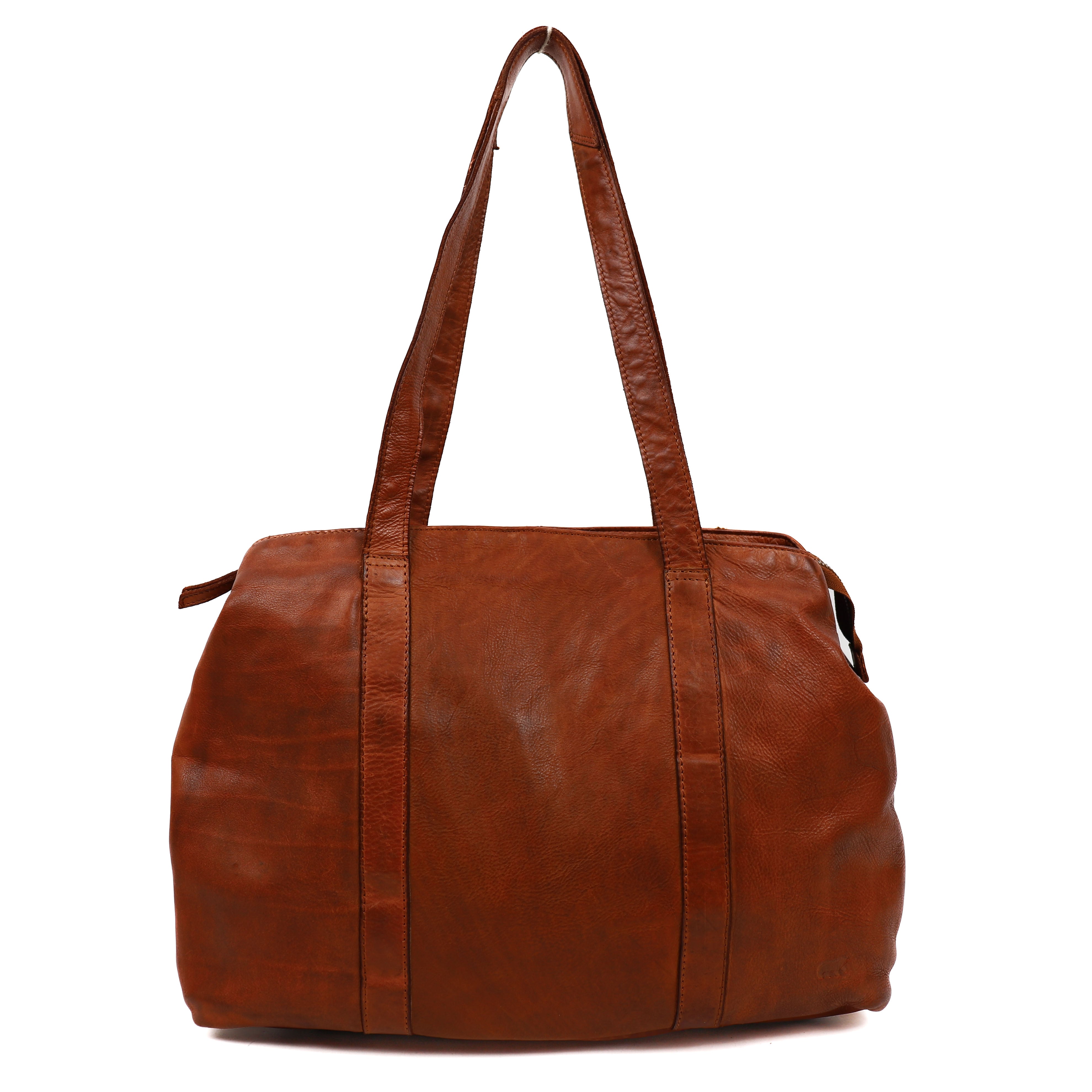 Hand-/schoudertas 'Bente' cognac Cognac