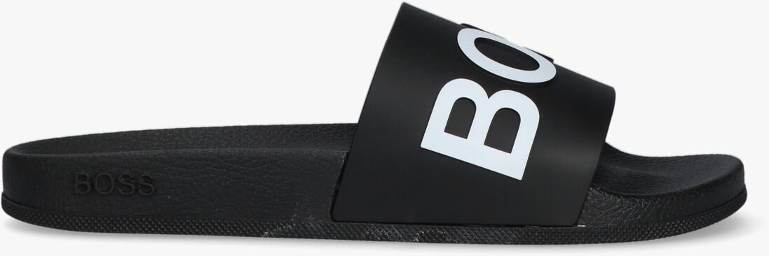 BOSS zwarte boss badslippers bay slid rblg