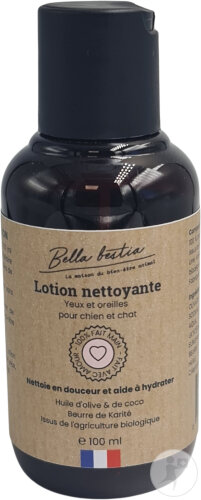 Bella Bestia Lotion Nettoyante Oreilles Yeux Et Truffe Chien Et Chat 100ml