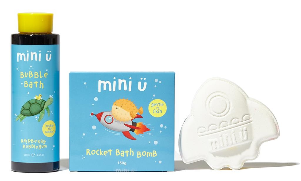 Mini ü Kado Set Bad Raket/Frambozen