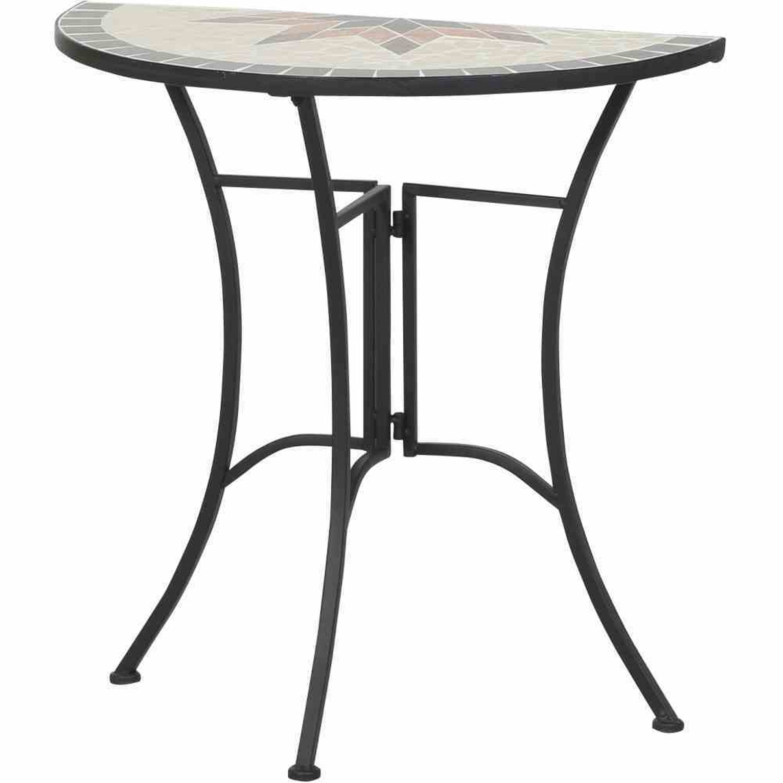 Anstelltisch STELLA - schwarz - mit Mosaik