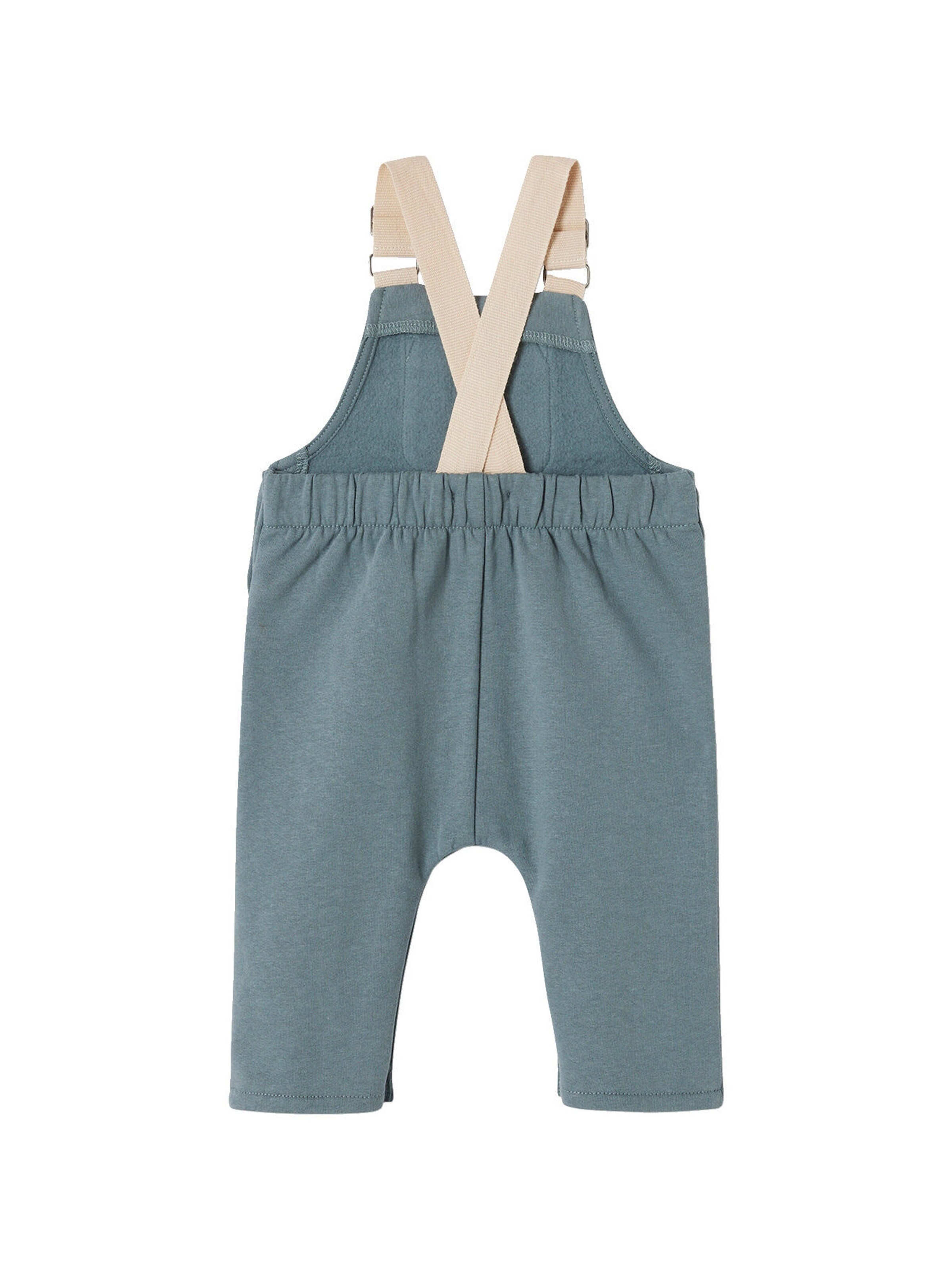 Vertbaudet Baby Latzhose aus Sweatware graublau