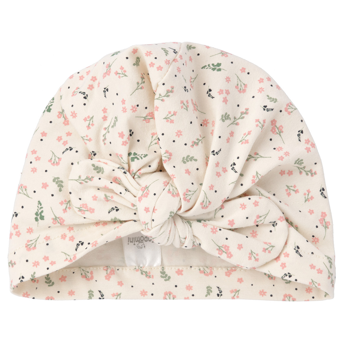 Topomini Baby Mütze im Turban-Style weiss