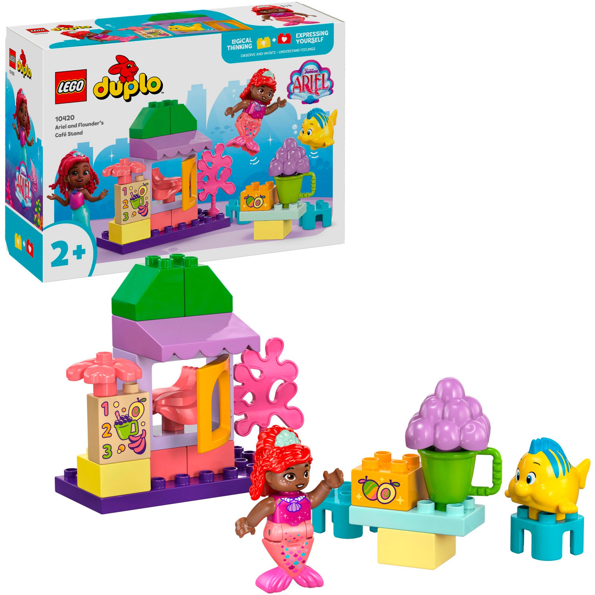 LEGO Konstruktionsspielzeug DUPLO Disney Arielles und Fabius' Café-Kiosk