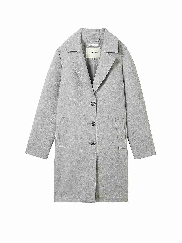 TOM TAILOR Mantel grau