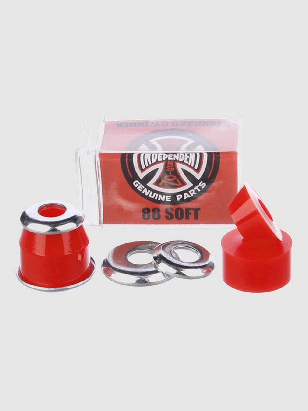 Independent Standard Cylinder Soft 88A Bushings red