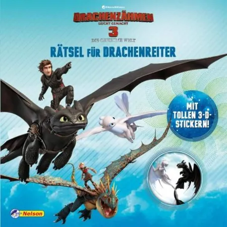 Carlsen Verlag DreamWorks Dragons - Drachenzähmen leicht gemacht 3: Rätsel für Drachenreiter