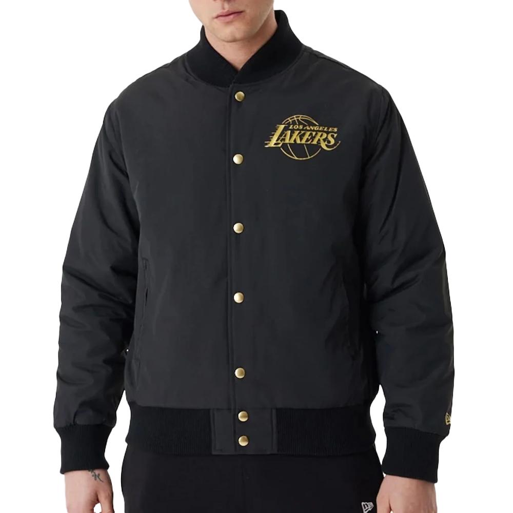 New Era Veste Bomber Noir Homme New Era Nba Lakers