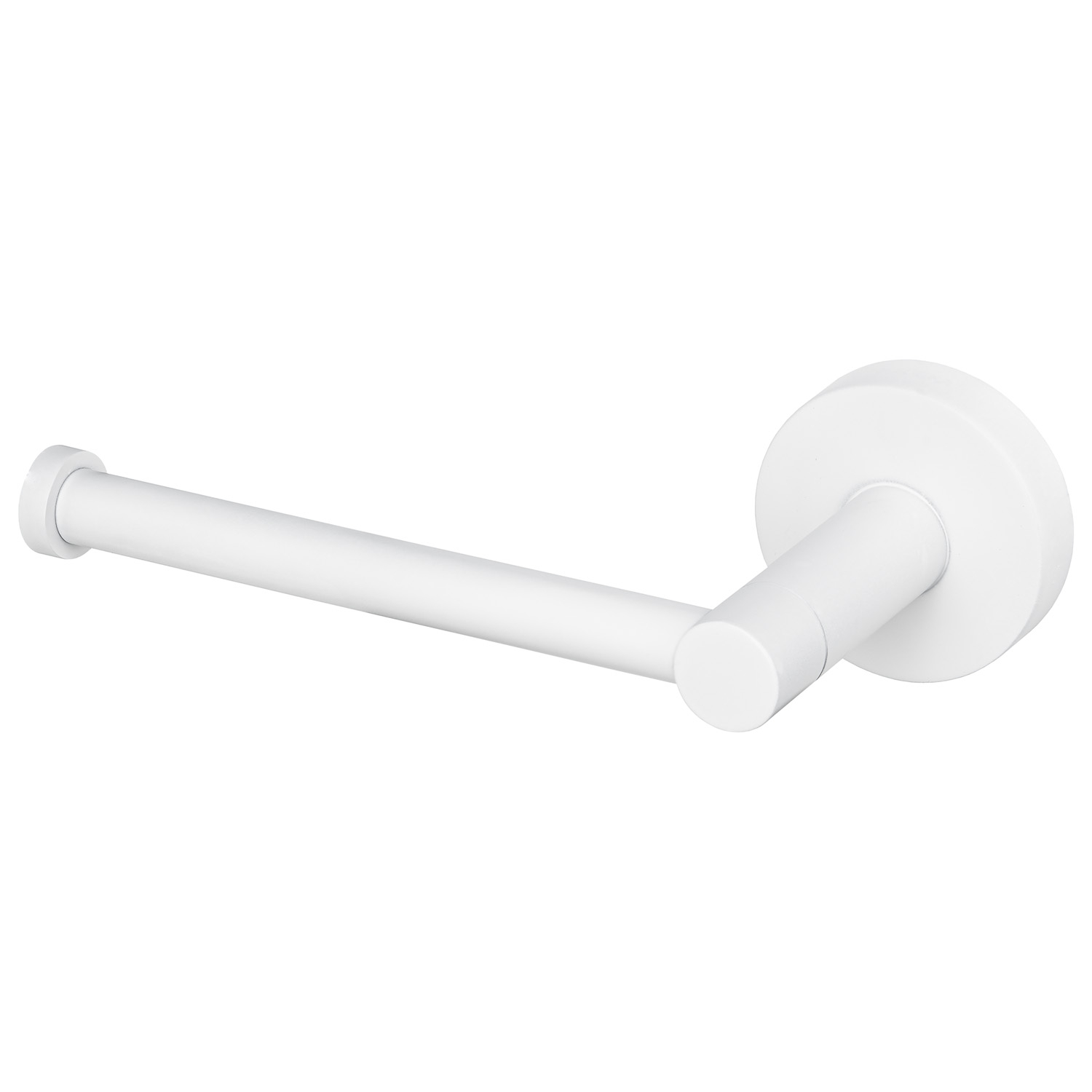 Haceka Kosmos toiletrolhouder haaks wit mat