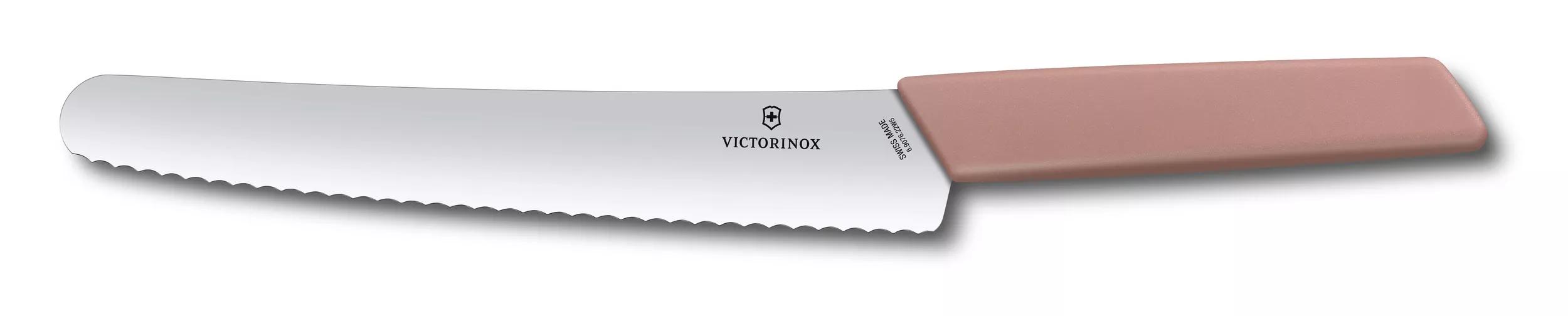 Swiss Modern Brot- und Konditormesser-apricot-rose