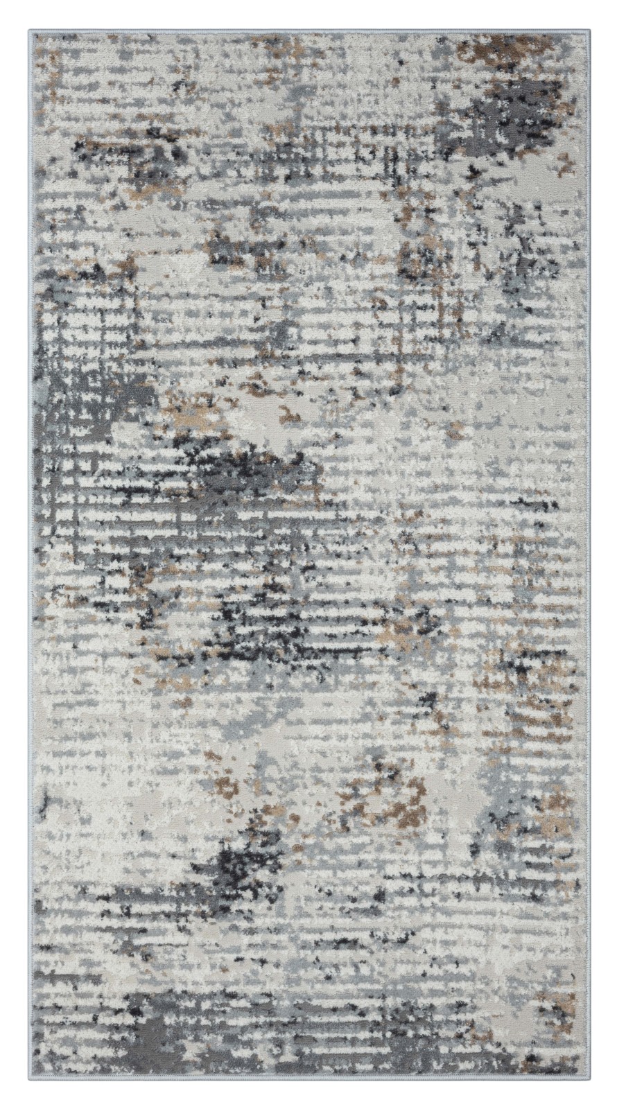 Teppich MY JOY - creme-hellgrau - 80x150 cm