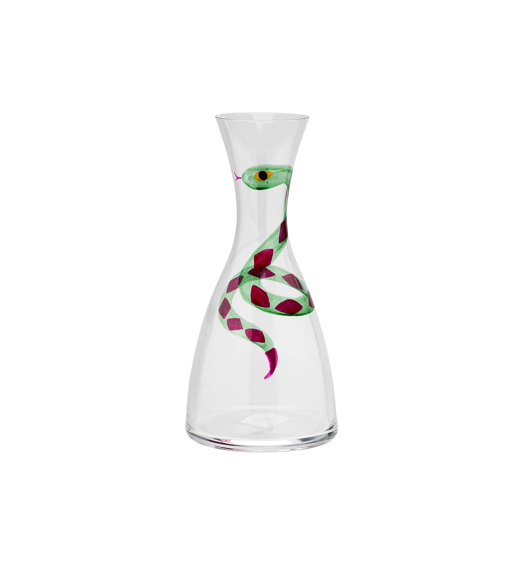 Anna + Nina  Serpent glas karaffel - Multicolor