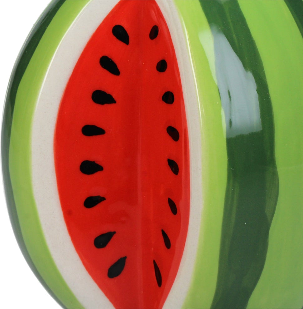 Vaas Cuisine groen / rood D 10,7 H 12,1 cm