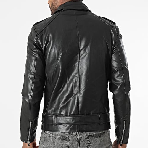 Veste Biker Noir