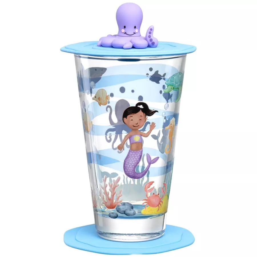 Leonardo Kinderbecherset Bambini Avventura 300 ml hellblau