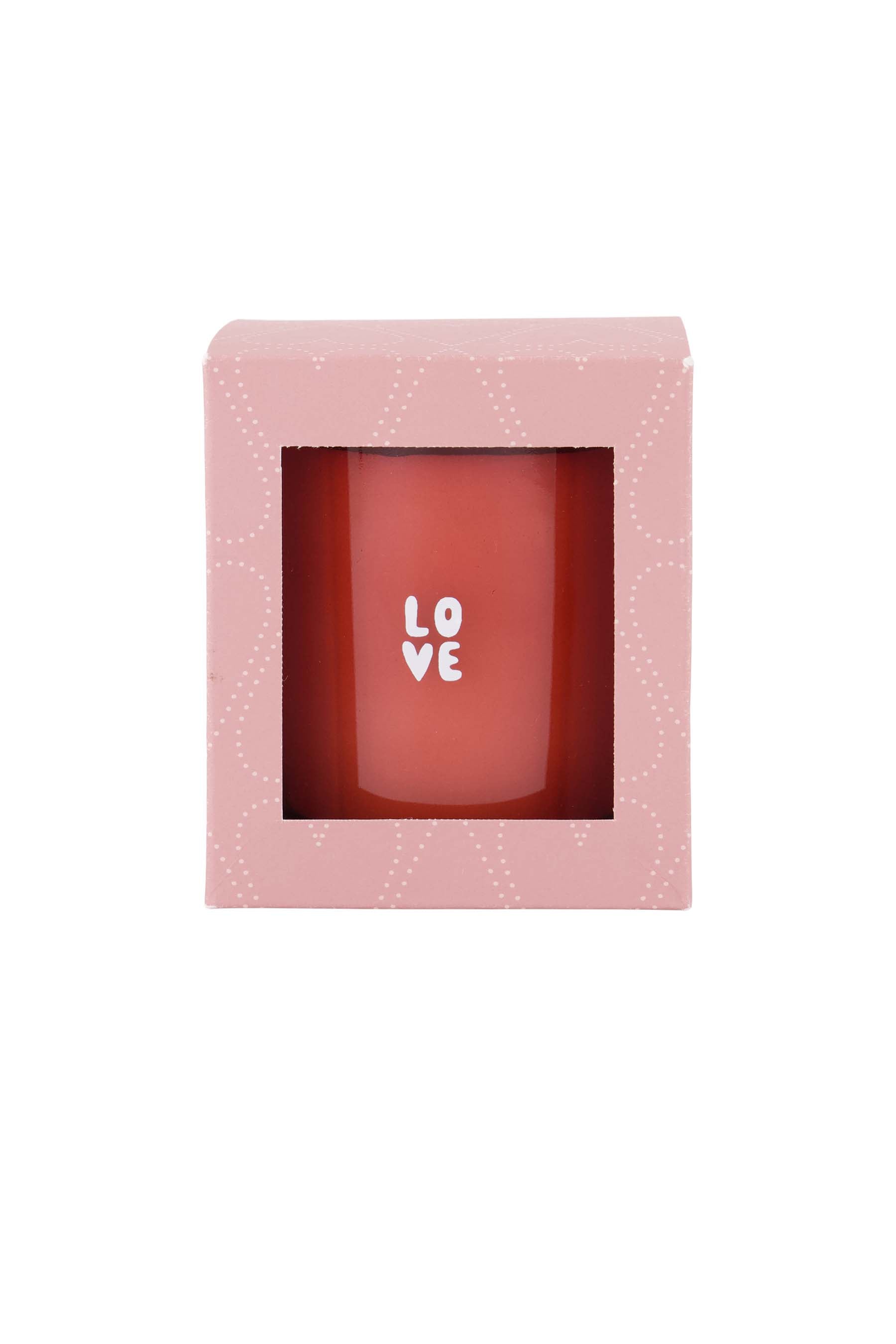 geurkaars glas in doosje love