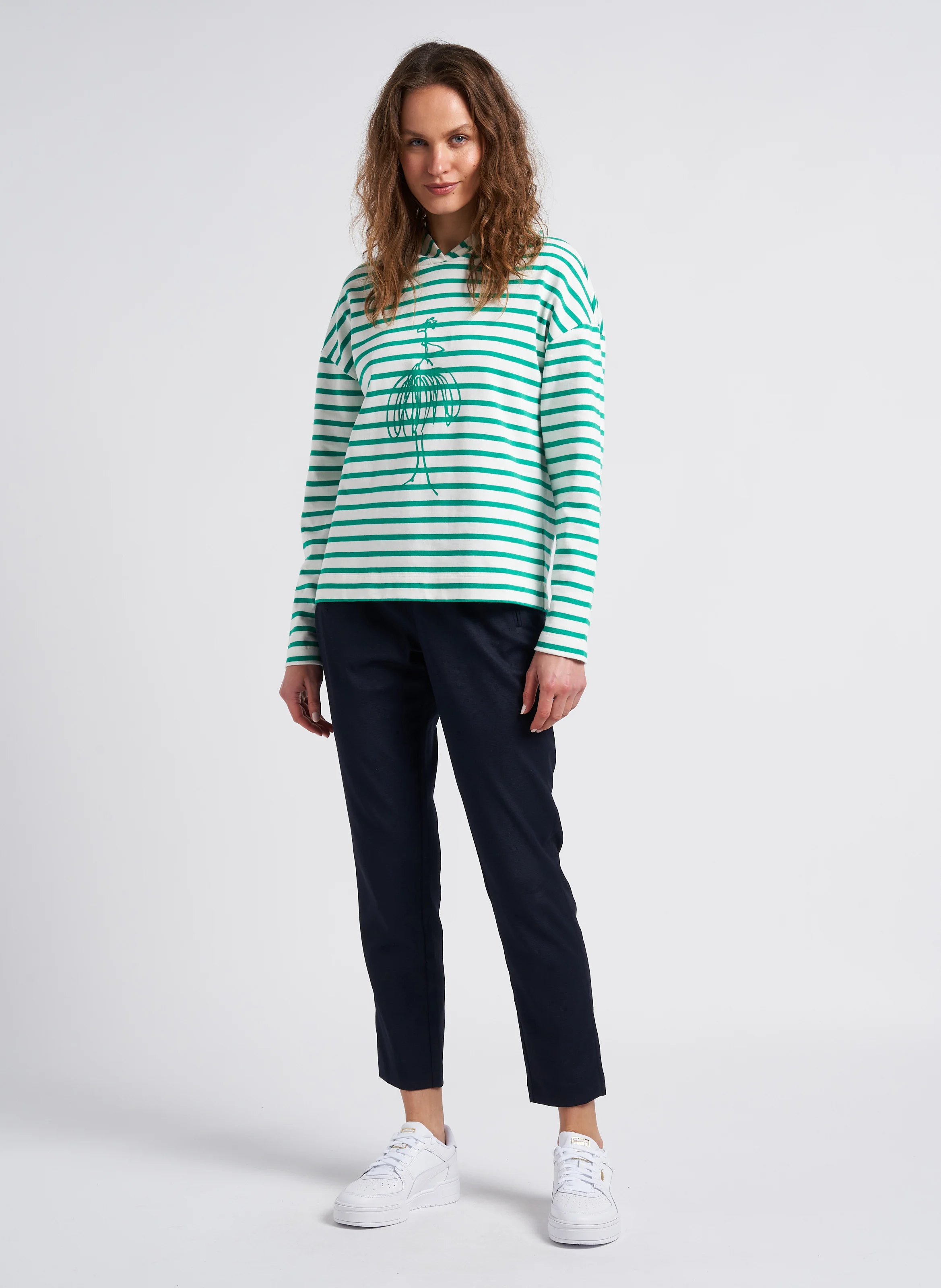 PETUNIA - Pantalon droit| Bleu