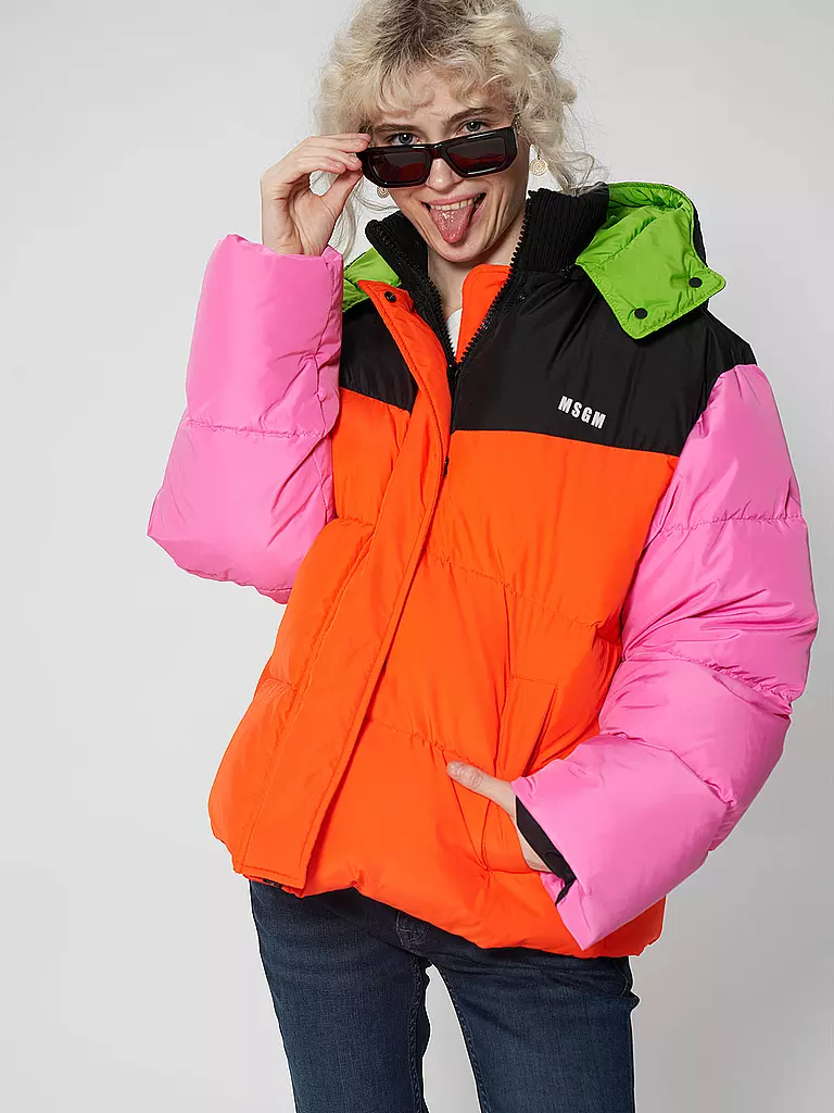 MSGM Steppjacke  orange